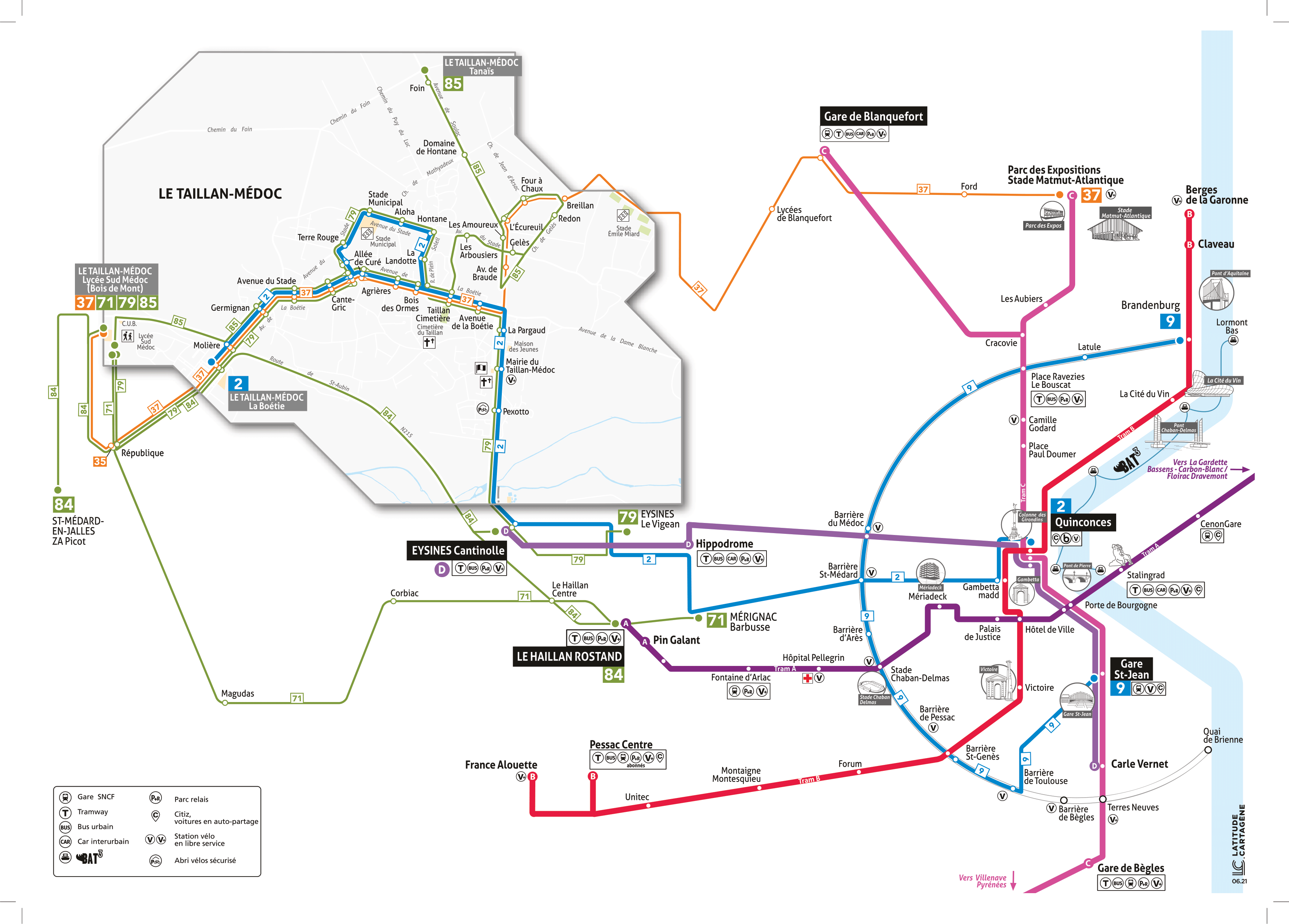 Changement ligne de bus