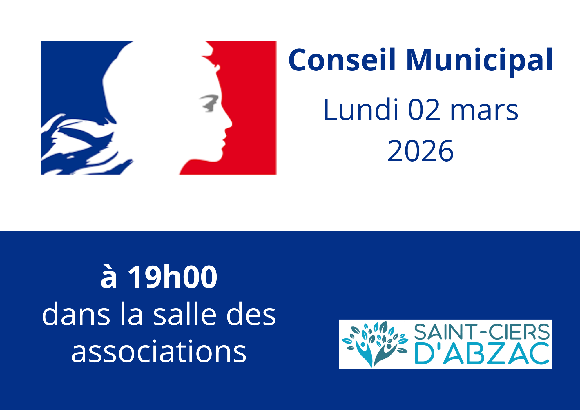 Conseil municipal mars 2026