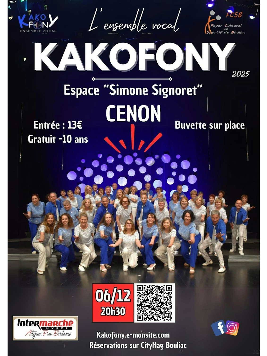 🎵 CONCERT L’ENSEMBLE VOCAL KAKOFONY🎵