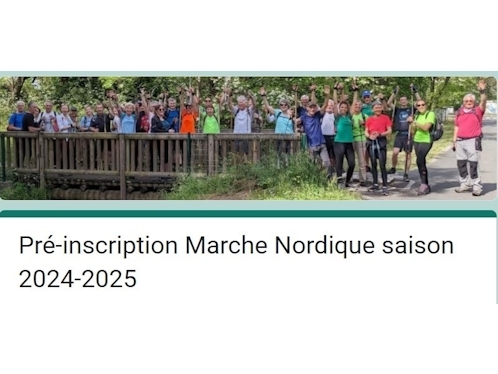 Inscription ouverte saison 2024-2025