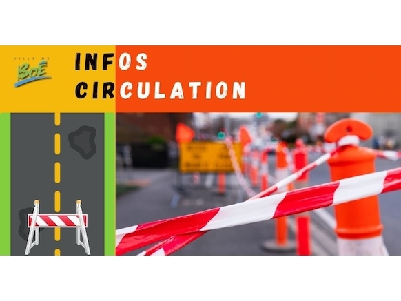 Informations de circulation - Juin 2025