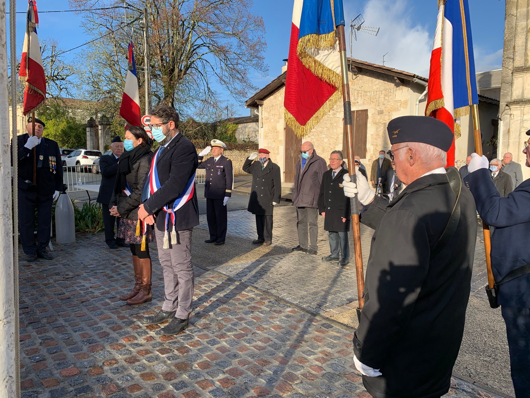 CEREMONIE CE MATIN AU TAILLAN-MEDOC