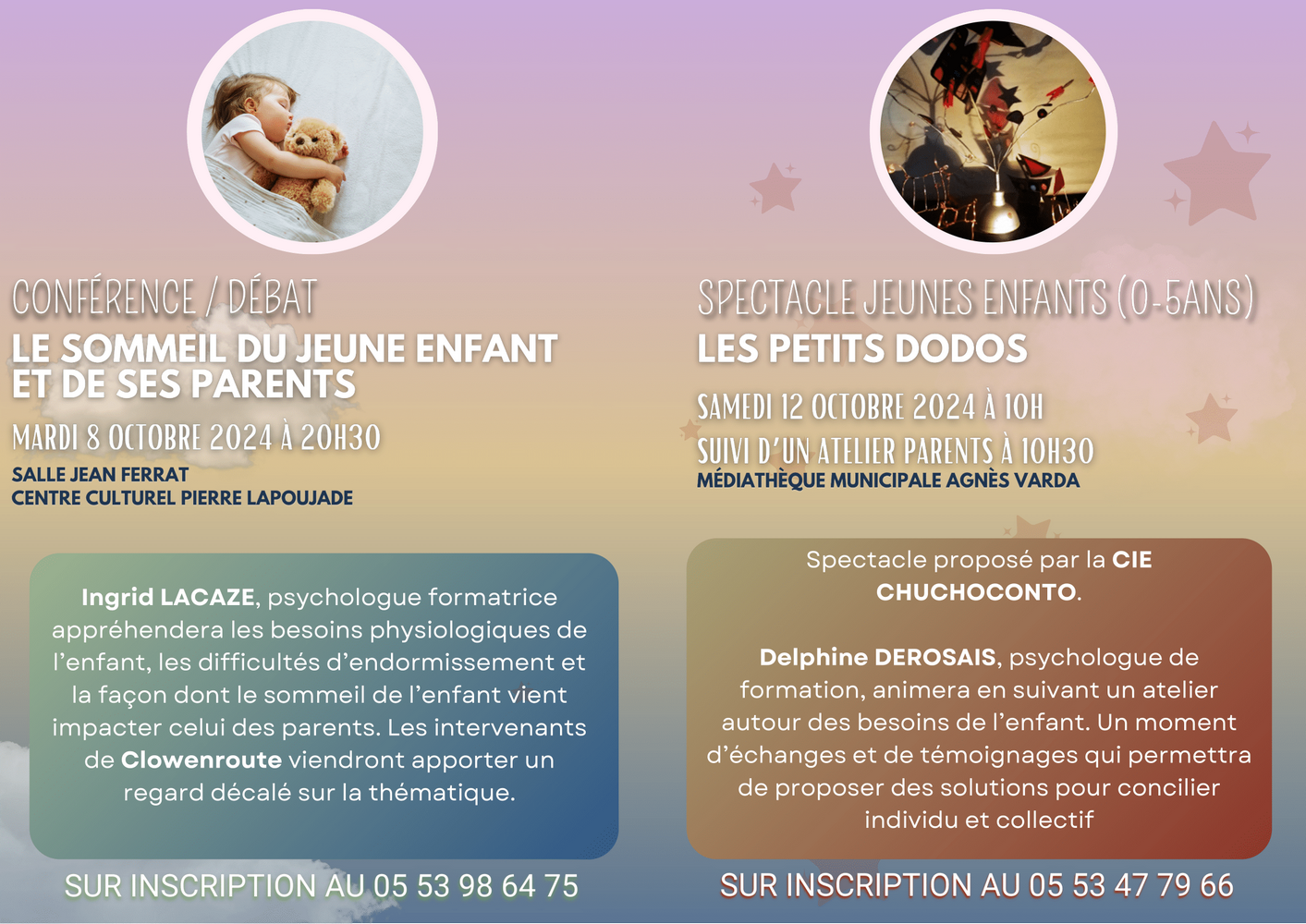  Spectacle jeunes enfants - Les petits dodos