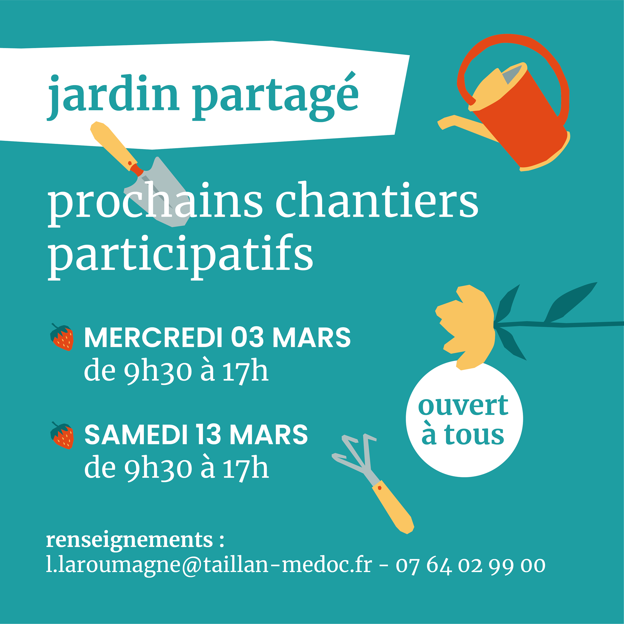 Jardins partagés : chantier participatif