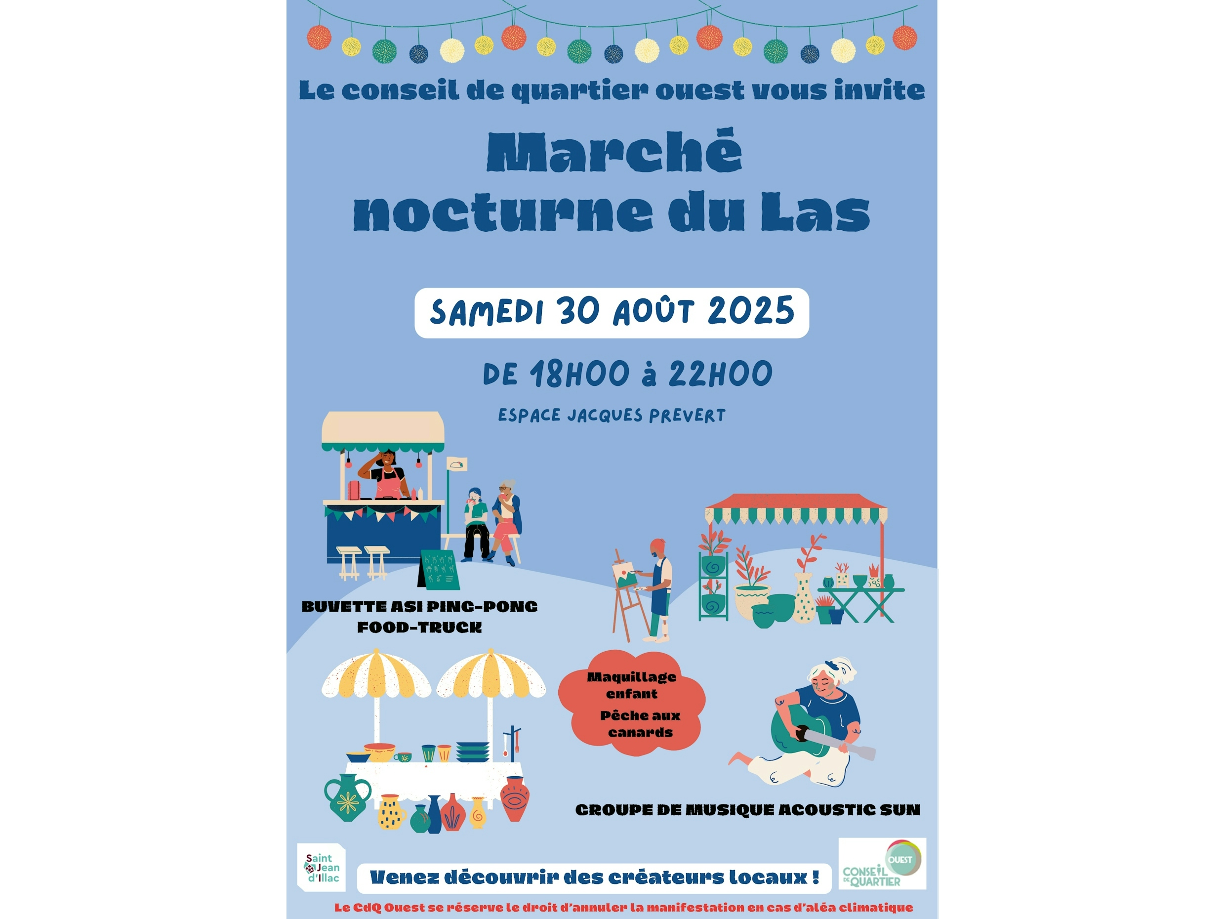 Marché nocturne du Las / CDQ Ouest