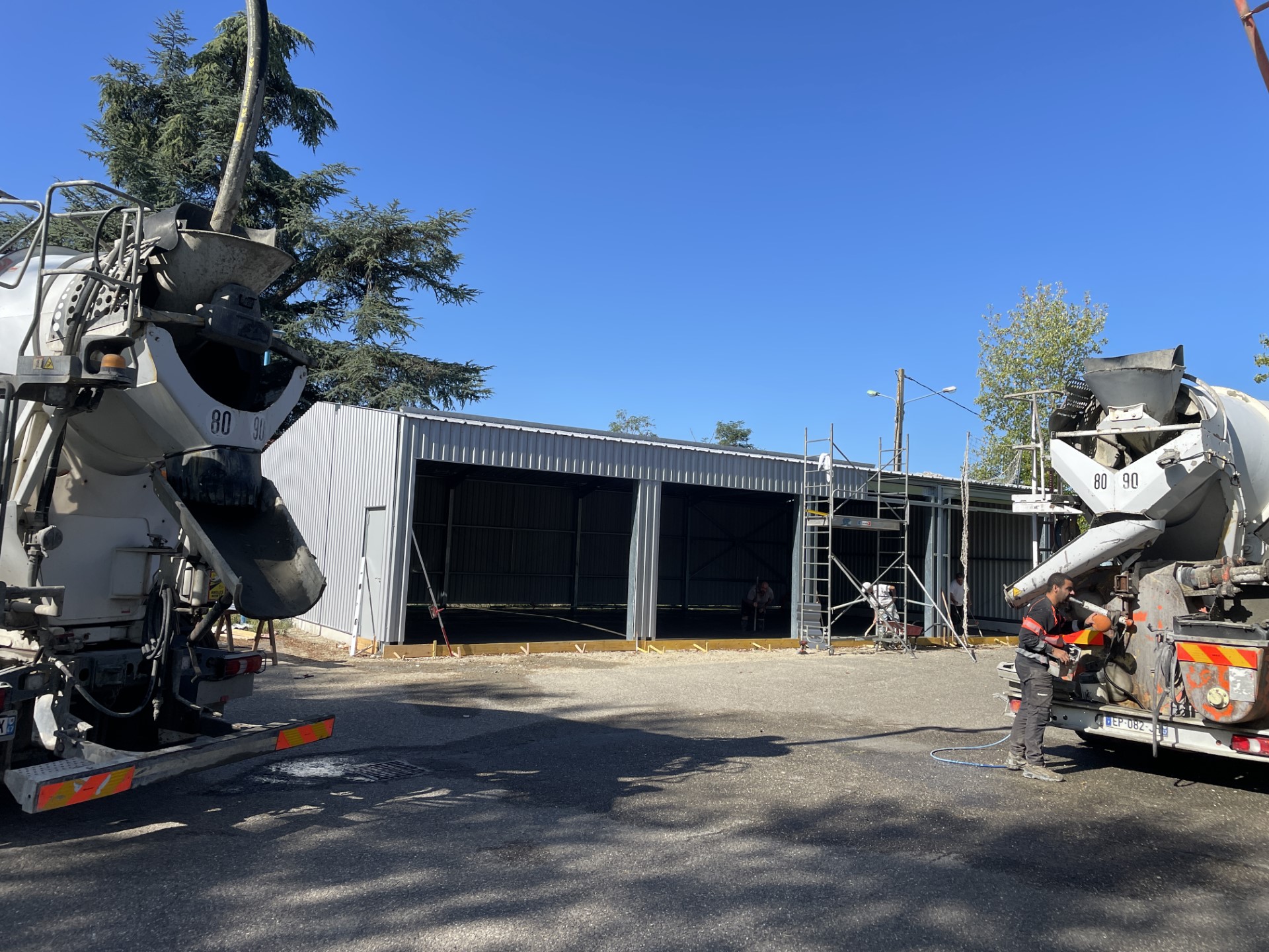 Un nouveau bâtiment de stockage au Centre Technique Municipal