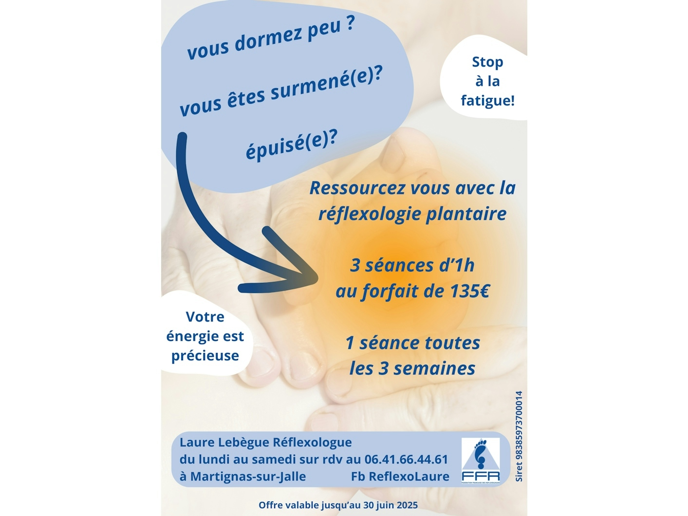 La réflexologie, un allié contre la fatigue