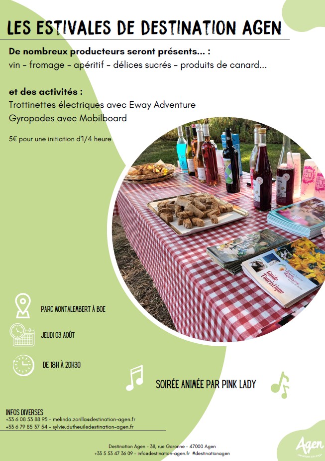 Les Estivales de Destination Agen ! 