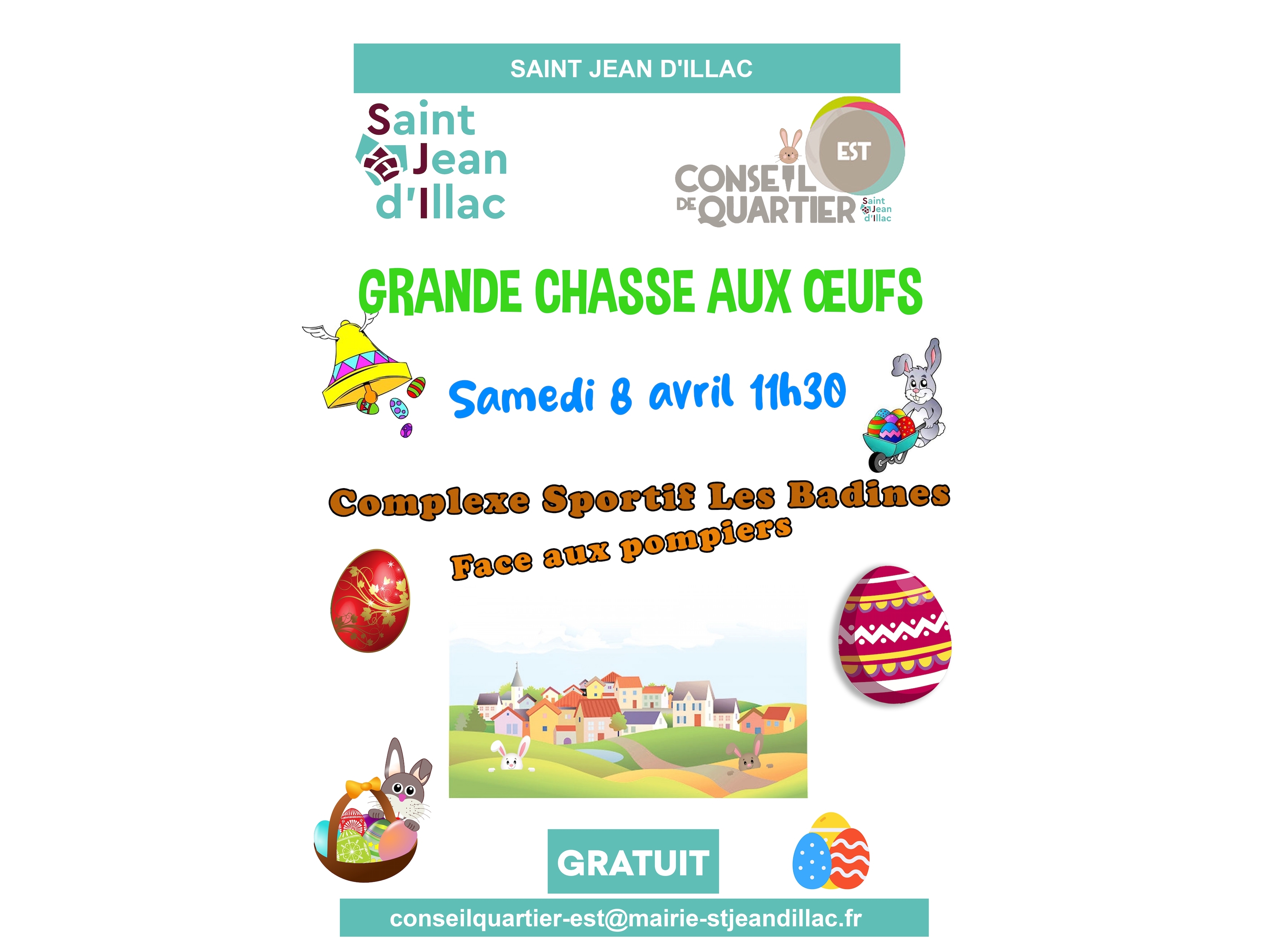 Conseil de quartier EST - Chasse aux oeufs