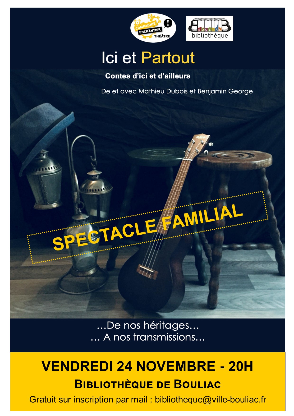 Spectacle familial Ici et Partout contes d'ici et d'ailleurs