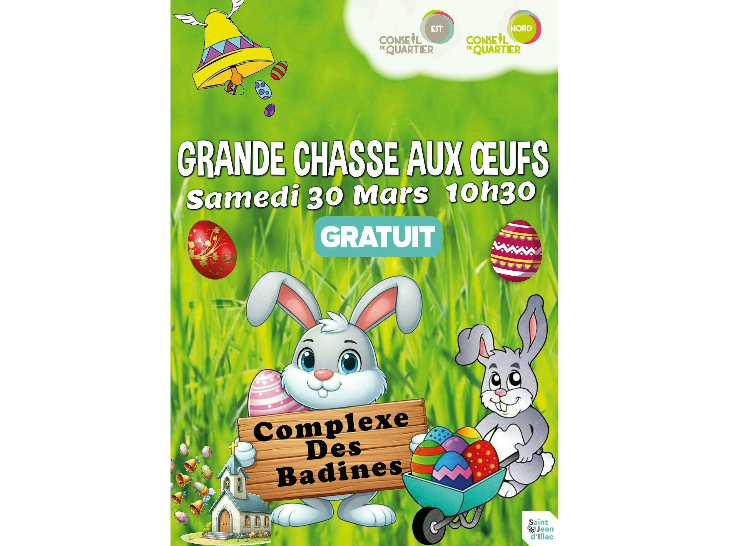 Conseil de quartier EST et NORD - Chasse aux oeufs