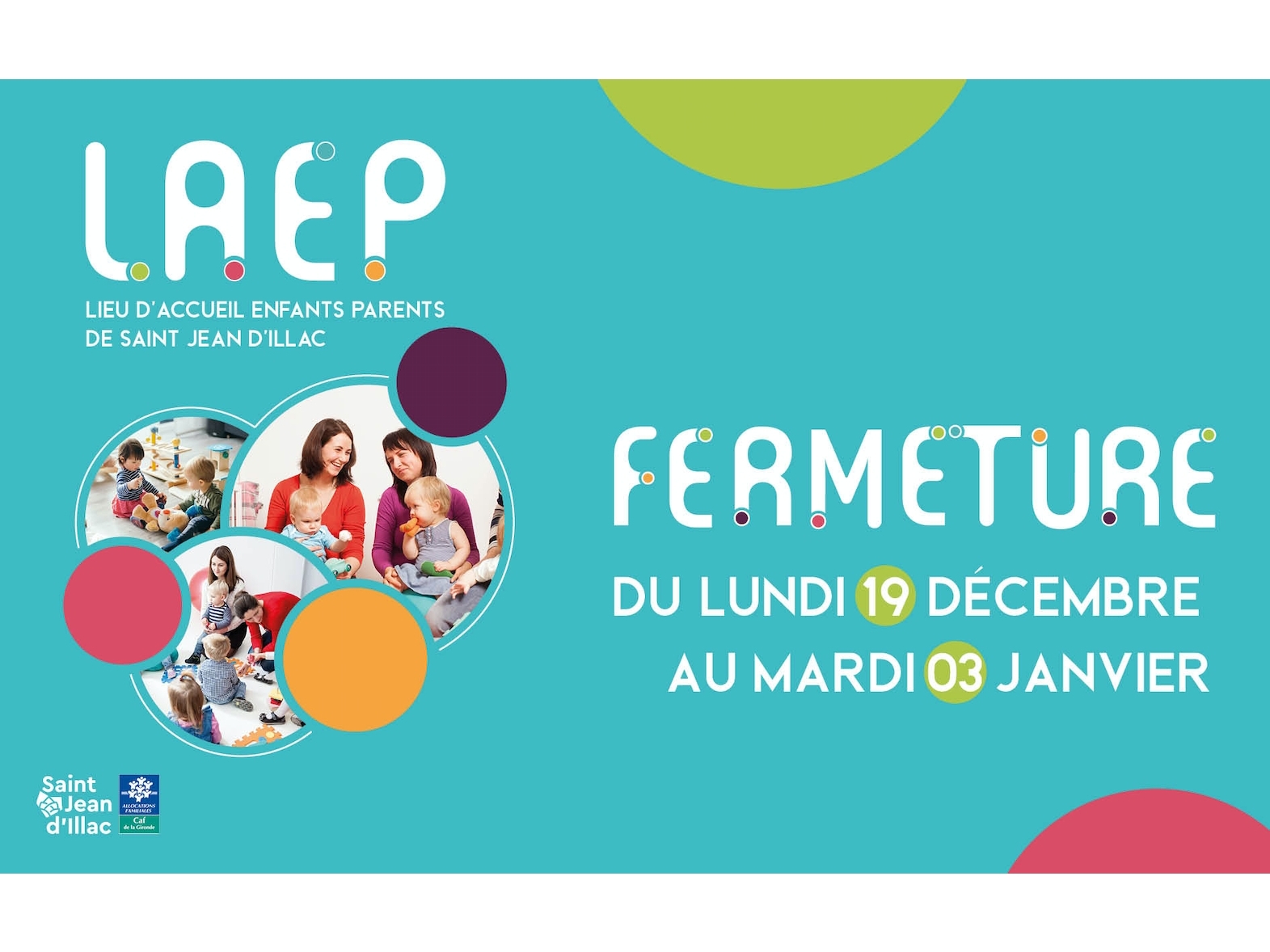 LAEP - Fermeture hivernale