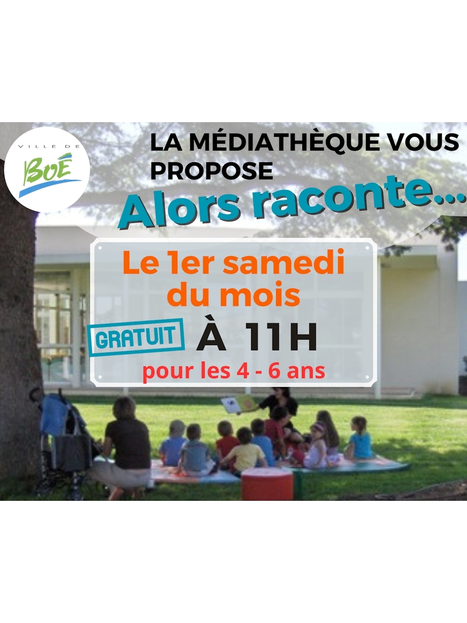 Alors raconte 4-6 ans, histoires tirées des bacs de la médiathèque