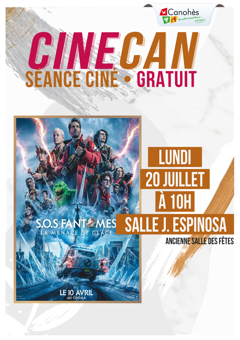 👻🎬 CINÉCAN – SOS FANTÔMES : LA MENACE DE GLACE ❄️