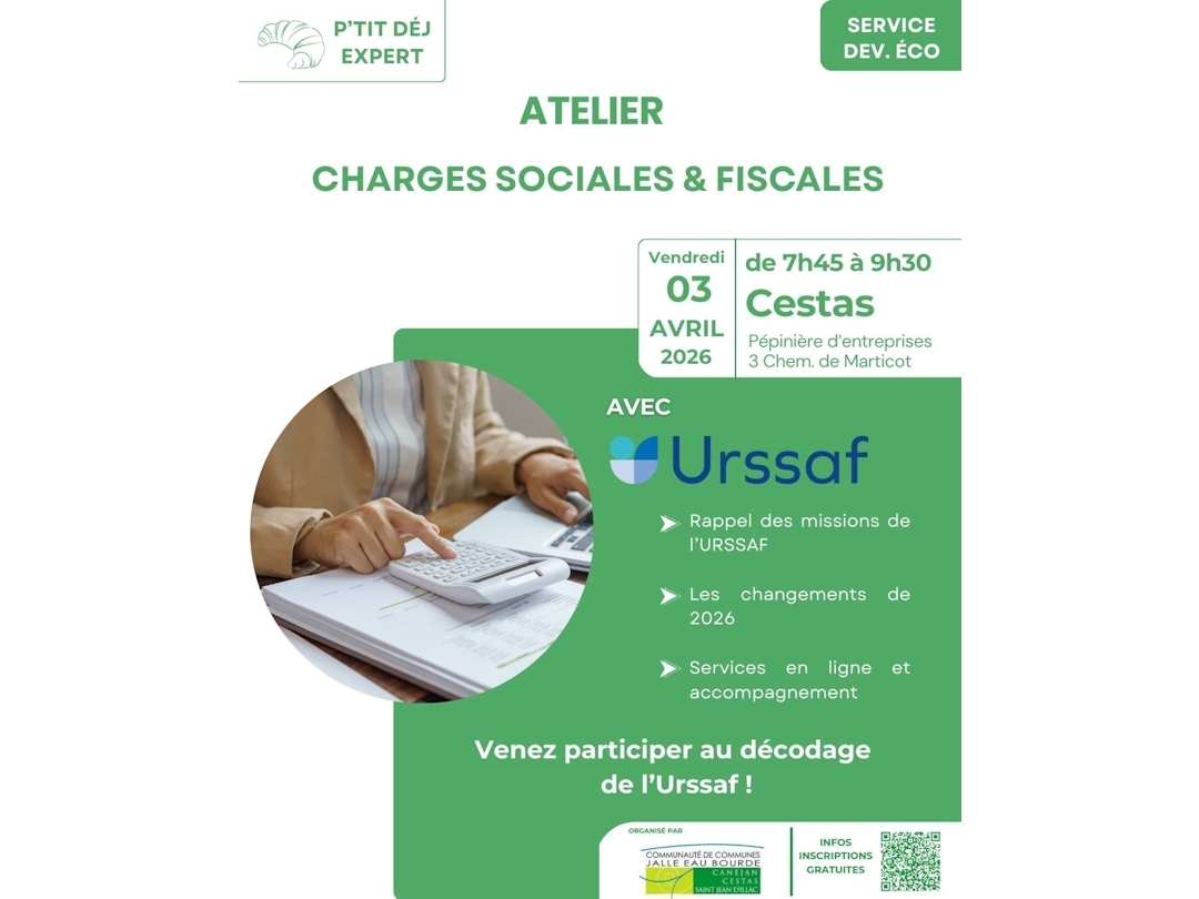 P'tit déj entreprises - Charges sociales et fiscales