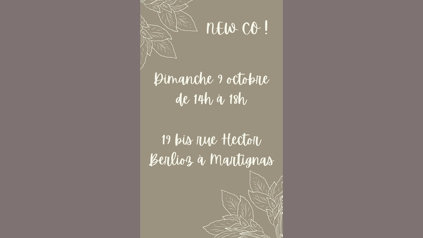 Portes ouvertes Dimanche 9 Octobre de 14h à 18h chez nous !!!