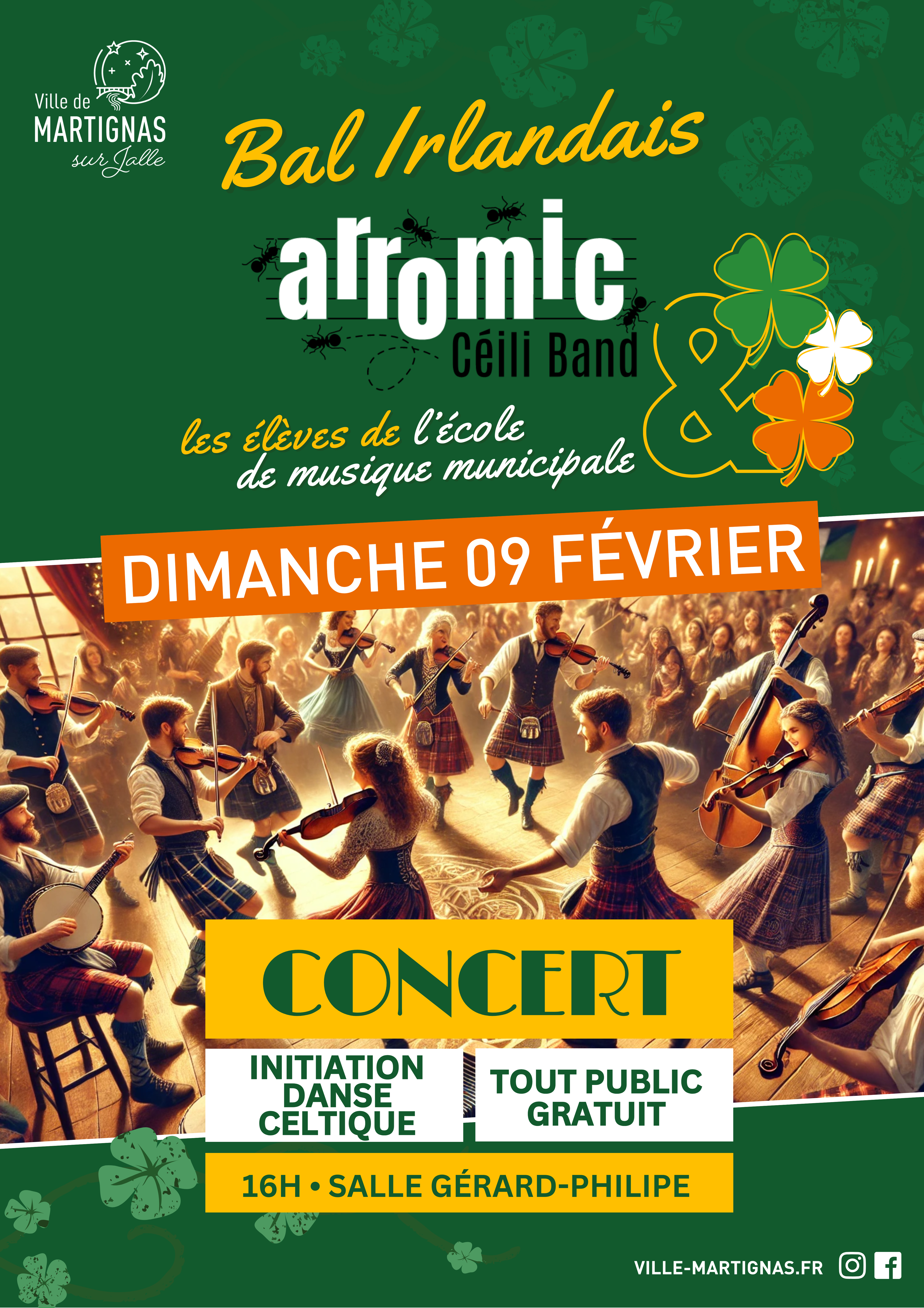 Concert et bal irlandais