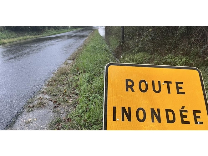 Routes inondées 