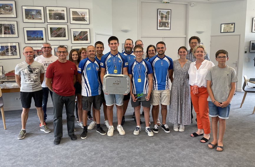Les archers champions de France junior-cadet 