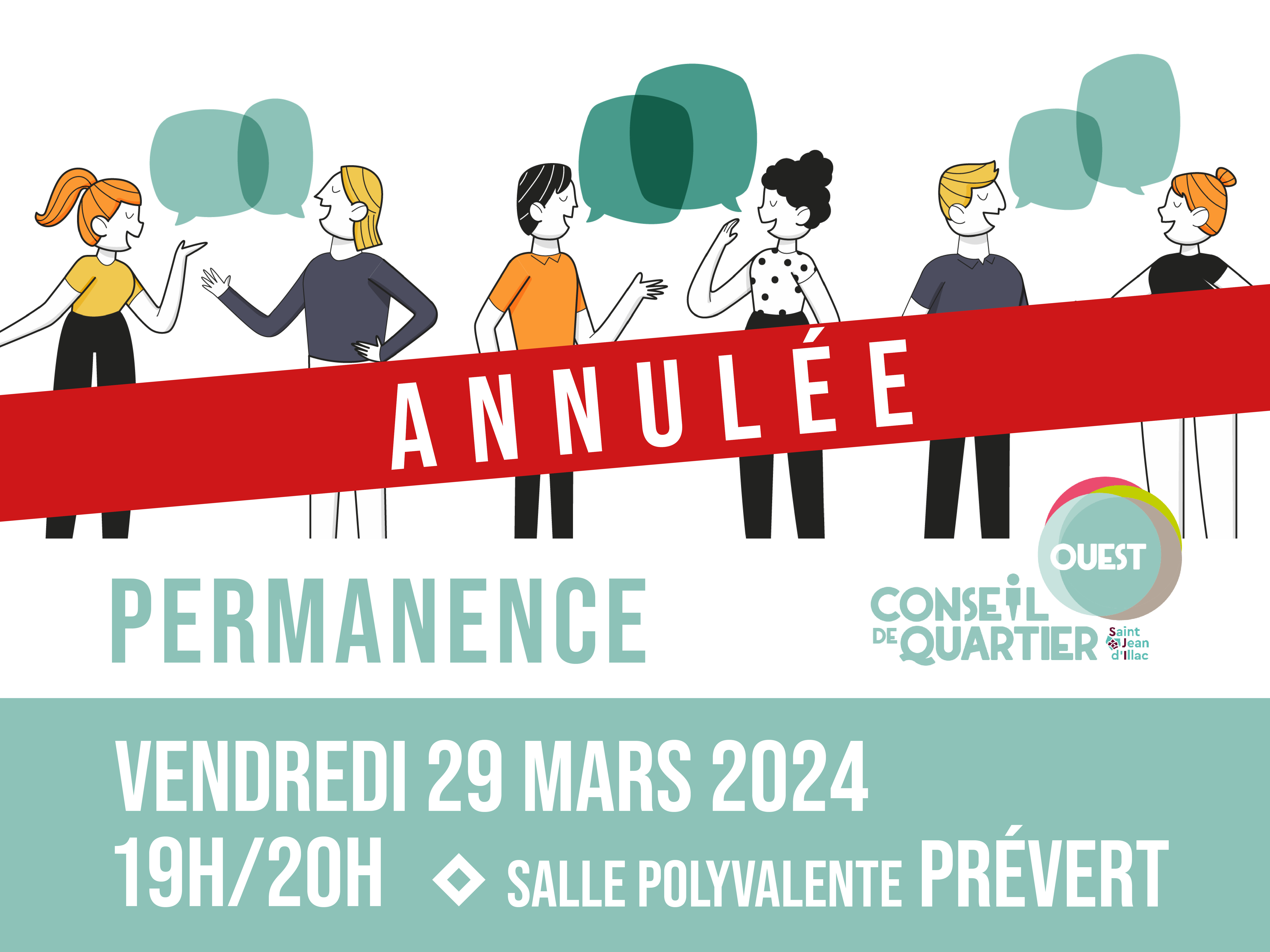 Conseil de quartier OUEST - Permanence