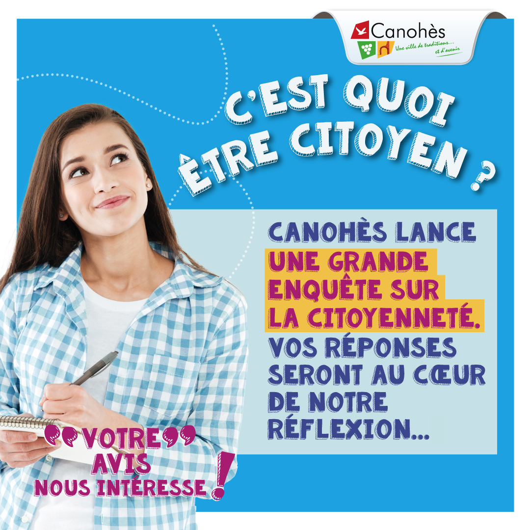HABITANTS DE CANOHÈS : PRENEZ QUELQUES MINUTES POUR RÉPONDRE À CETTE ENQUÊTE 