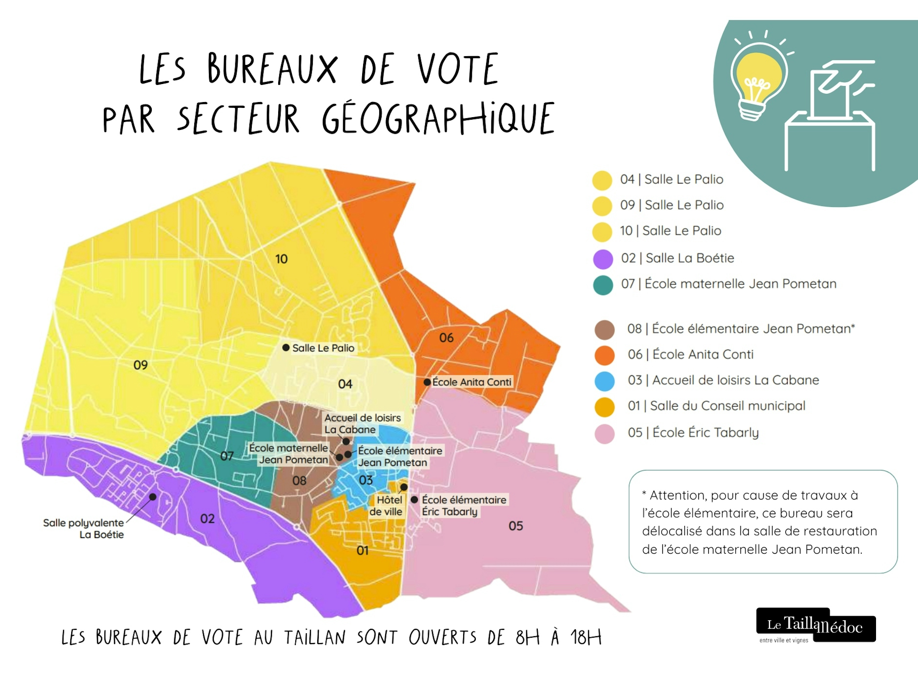 Elections : Où voter selon votre quartier ?