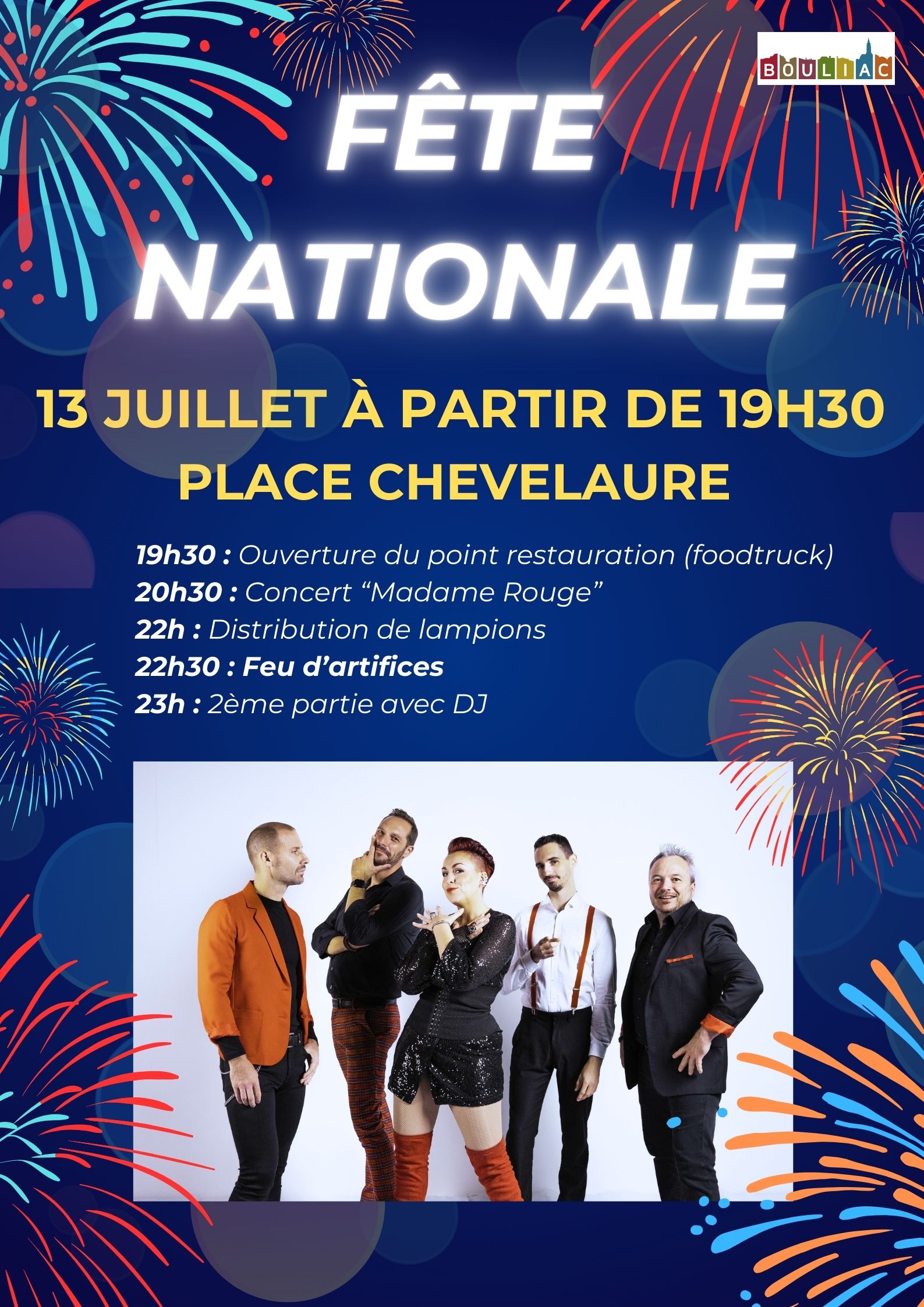 Fête nationale Concert et Feu d'artifices