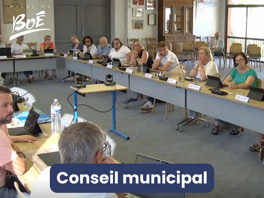 Conseil municipal du 7 septembre 2026