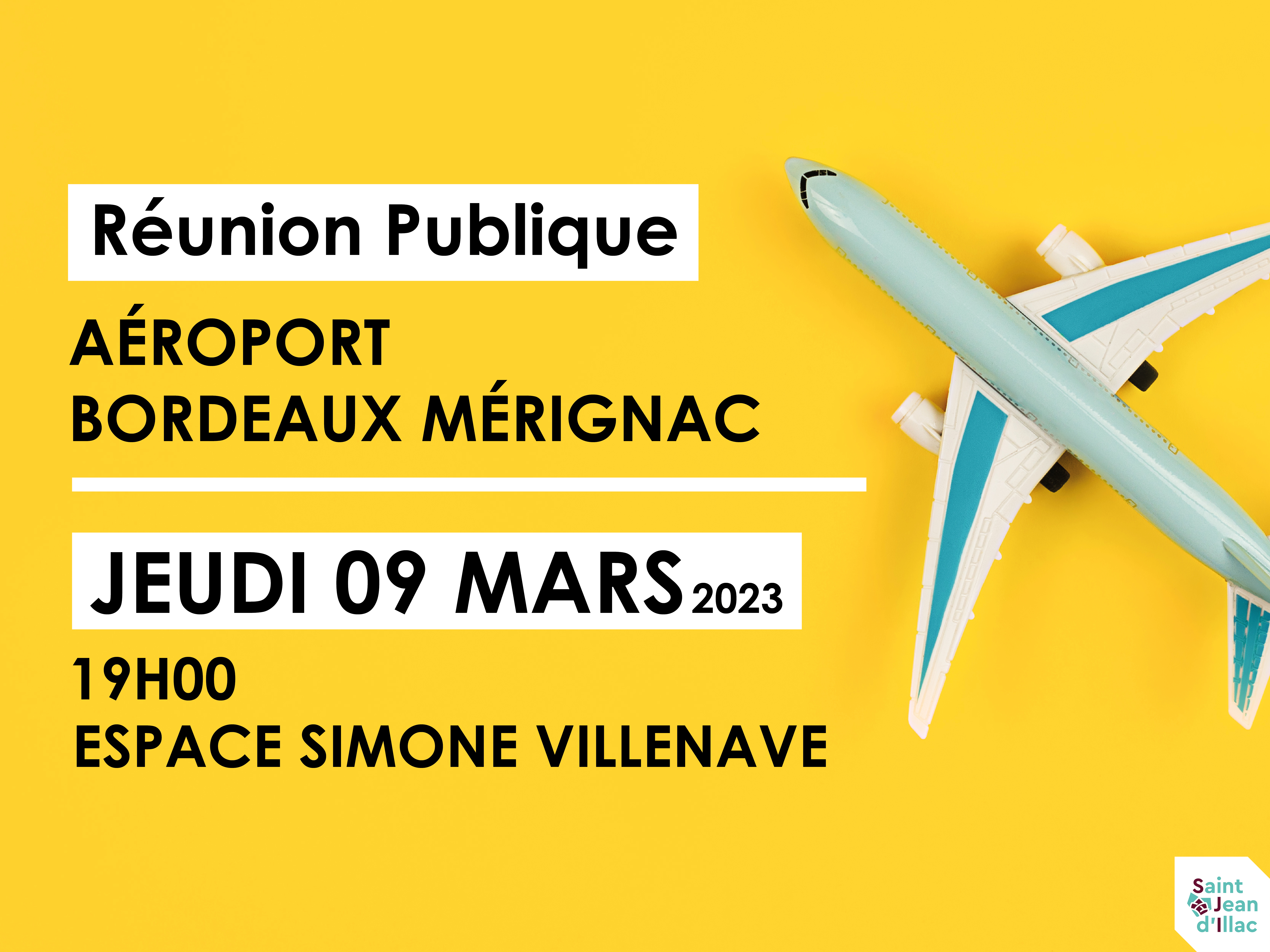 RÉUNION PUBLIQUE AÉROPORT BORDEAUX MÉRIGNAC