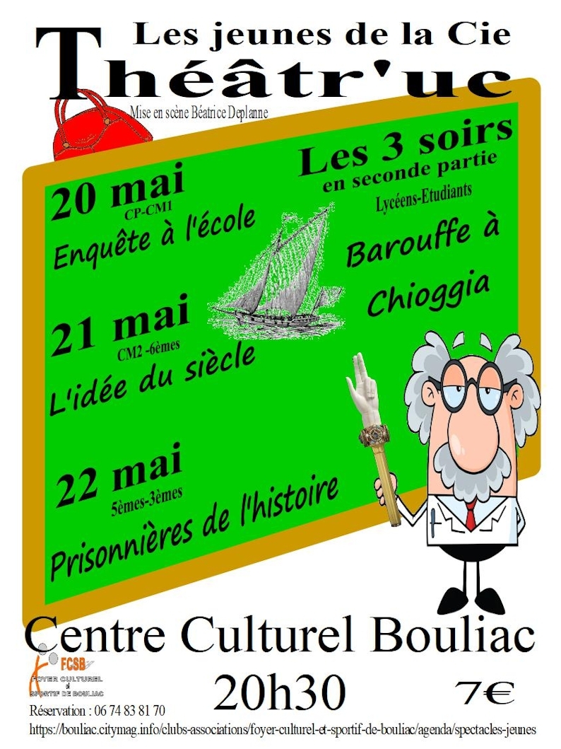 spectacles des jeunes de la Cie Théâtr'uc