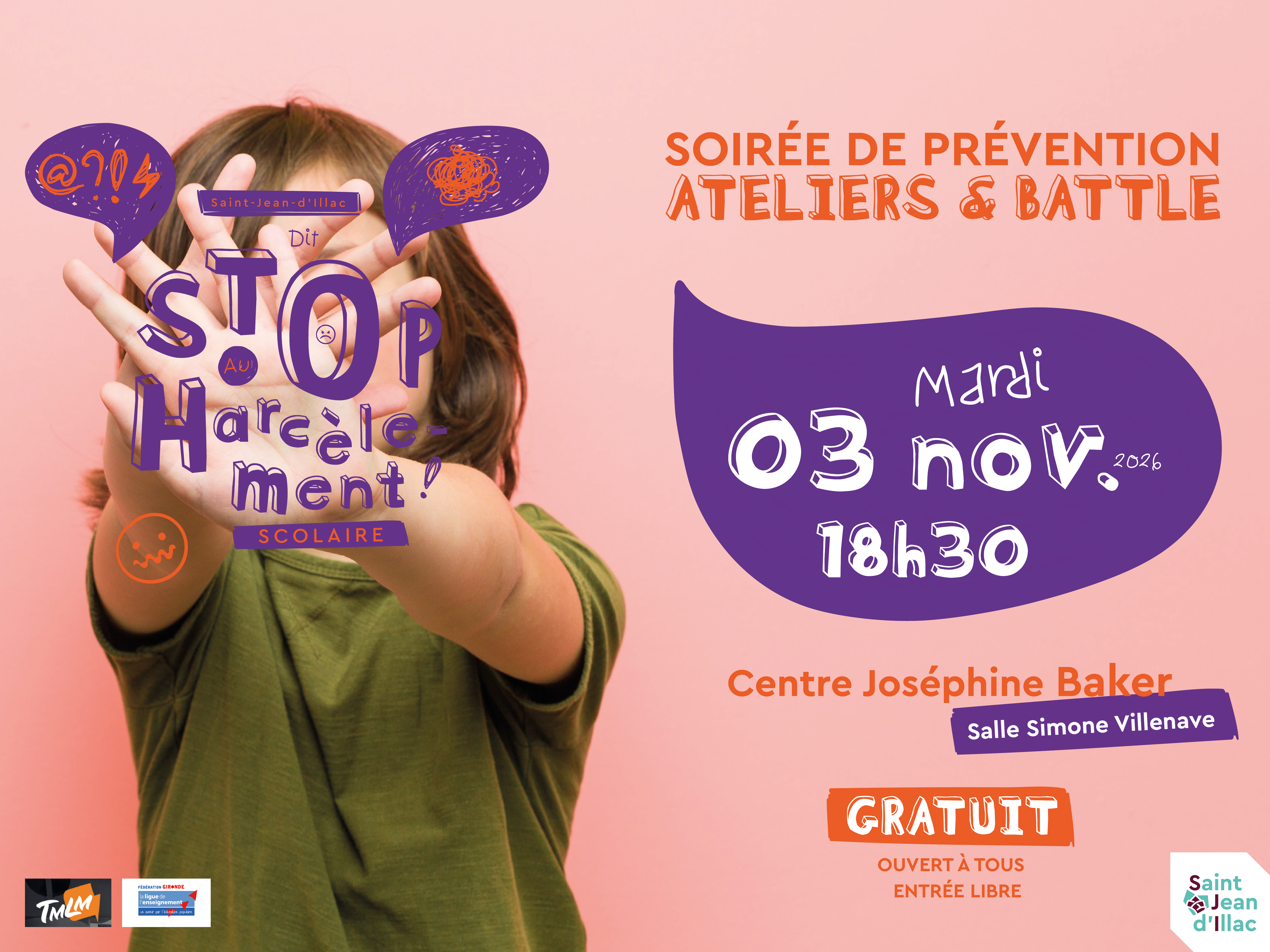 [STOP AU HARCÈLEMENT SCOLAIRE] Ateliers et battle