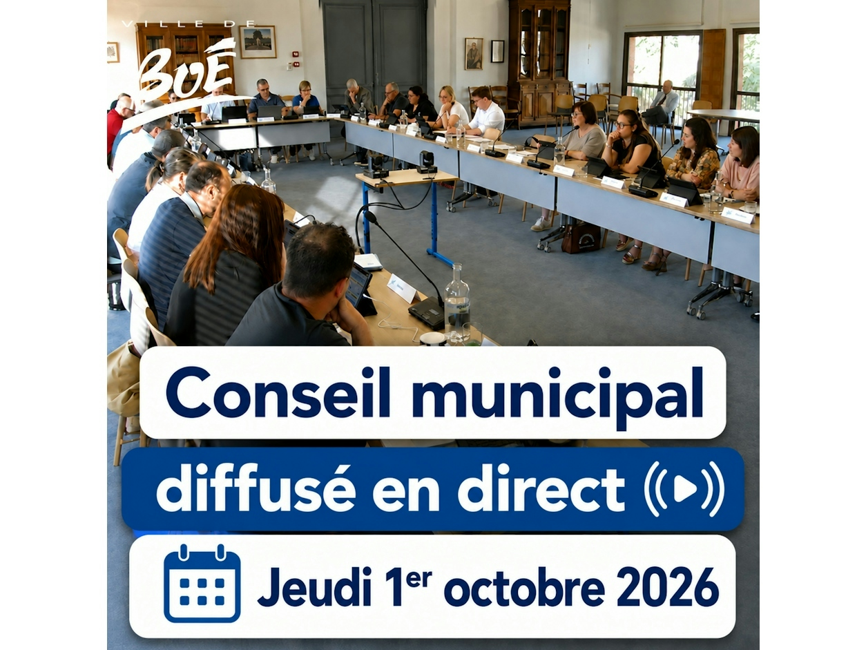 Conseil municipal diffusé en direct