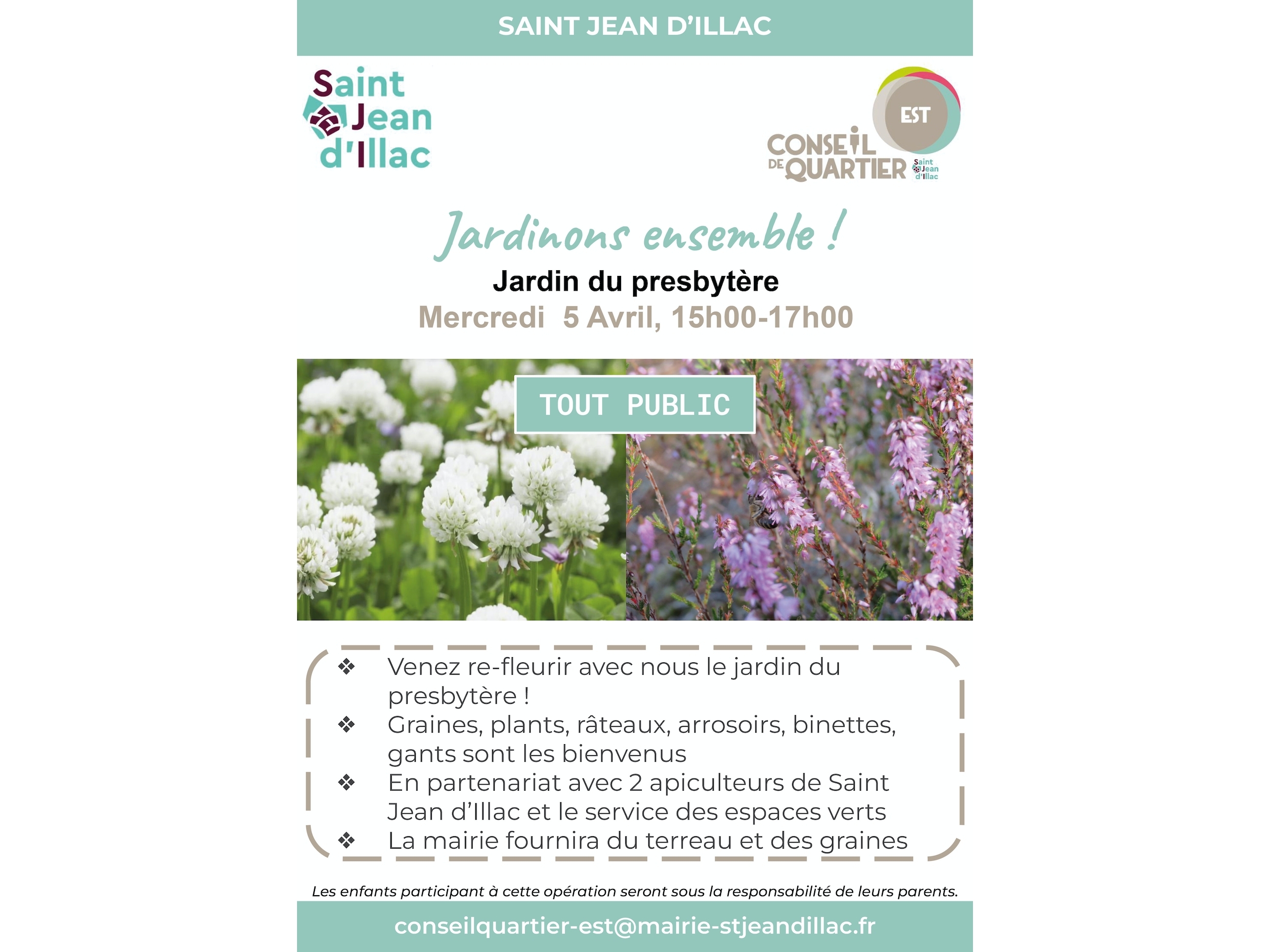 Conseil de quartier EST - Jardinons ensemble