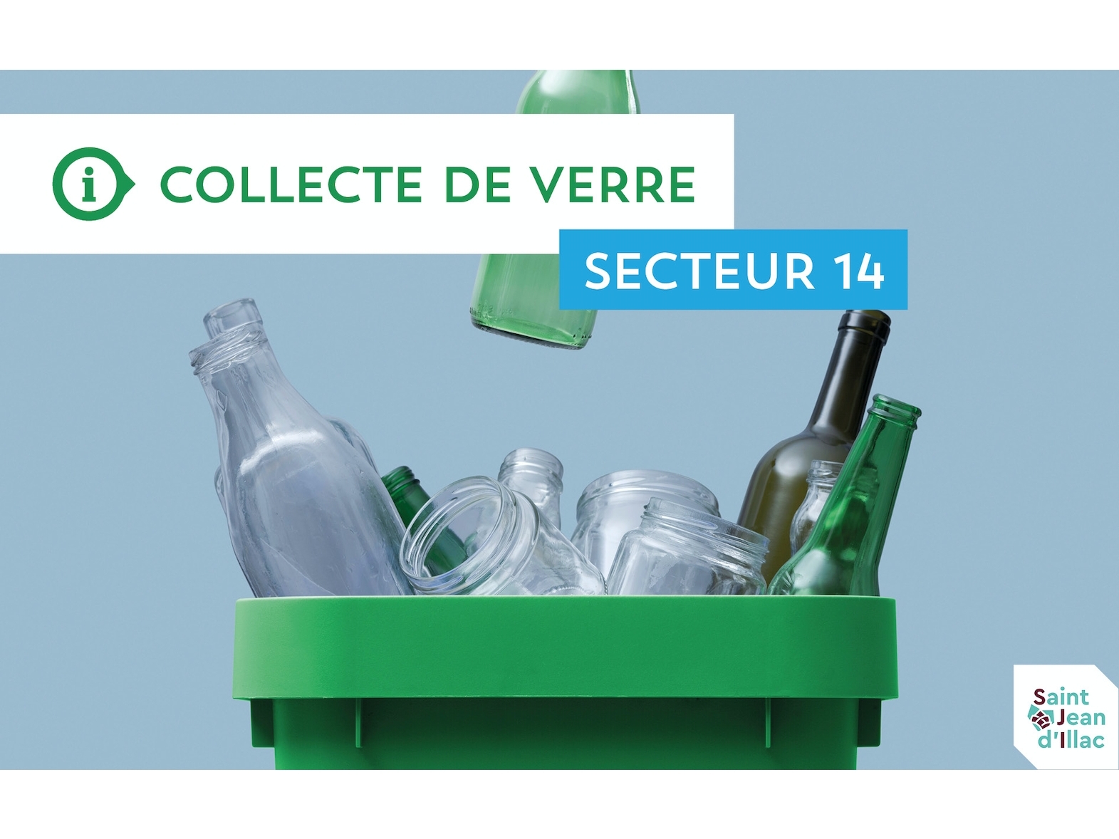 Collecte de verre - Secteur 14