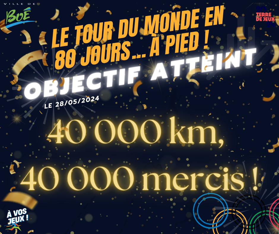 L'OBJECTIF EST REMPLI ! - LE TOUR DU MONDE EN 80 JOURS