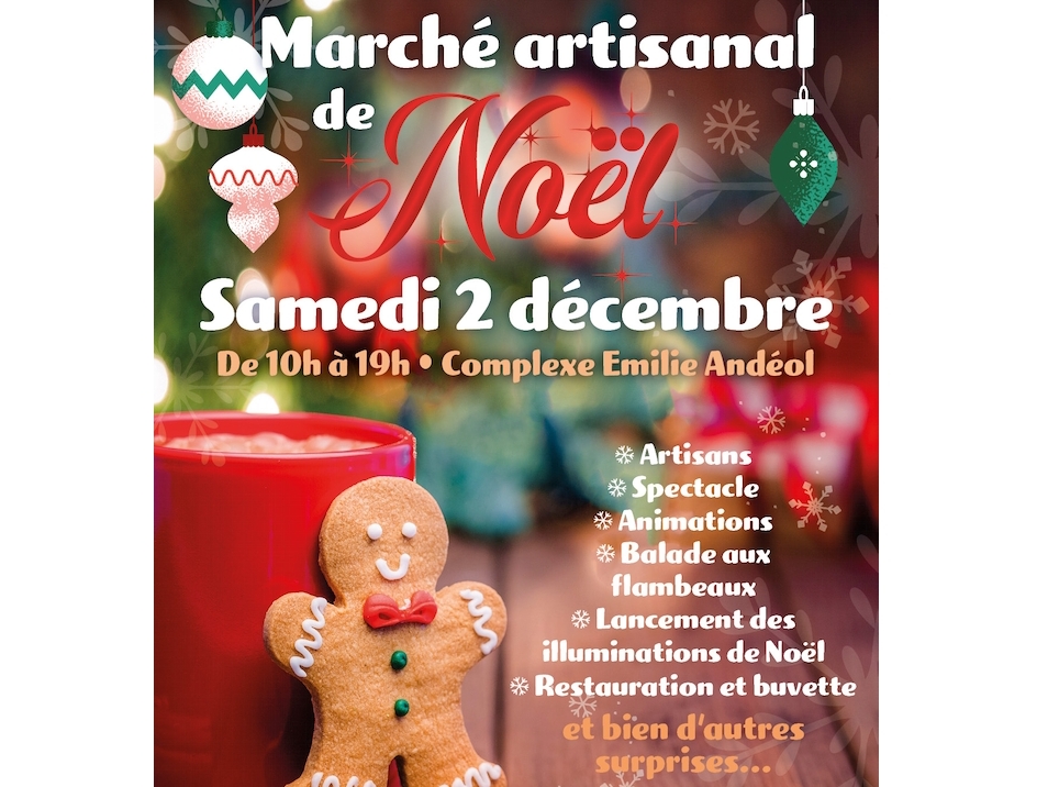 Marché artisanal de Noël : les inscriptions sont ouvertes pour les exposants