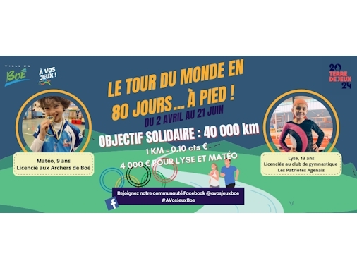 La course solidaire, pour Lyse et Matéo