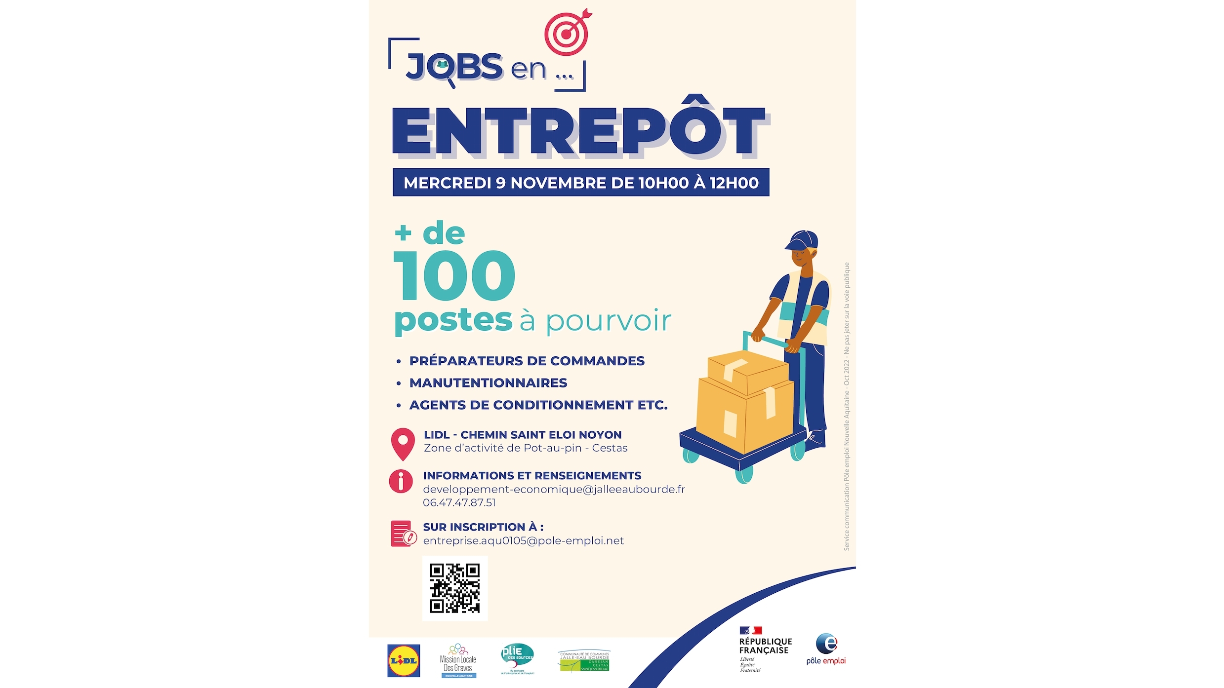 Opération "Jobs en entrepôt" 2022