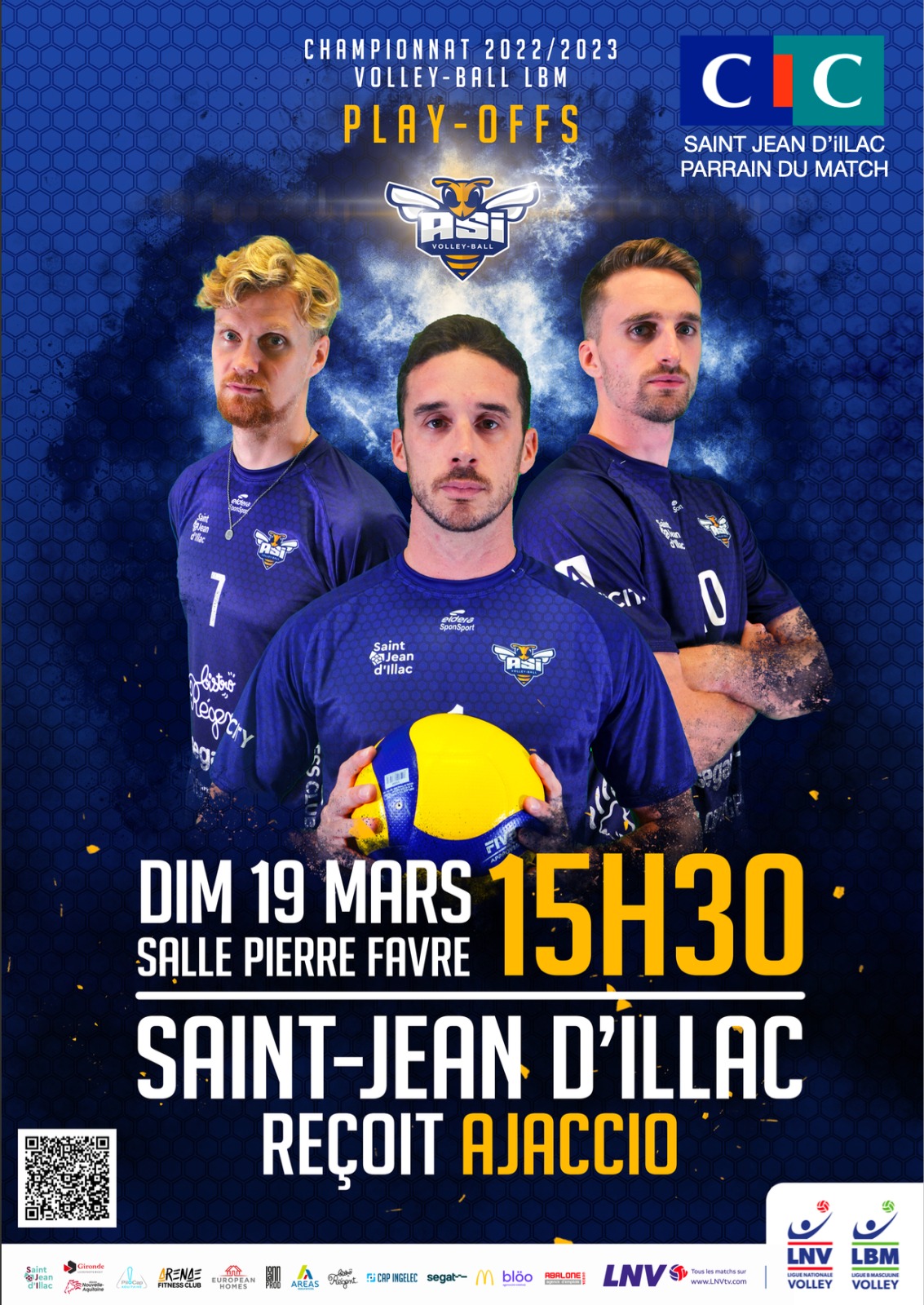 🚨ASIVolleyBall 🐝 LBM 1/4 de finale playoffs Match 2