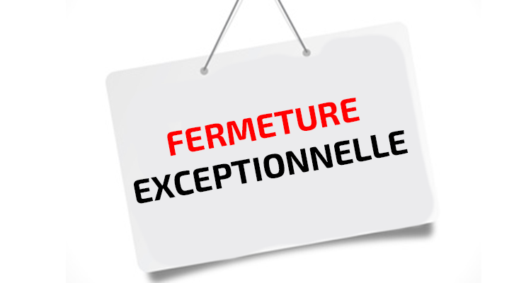 Fermeture exceptionnelle du service urbanisme
