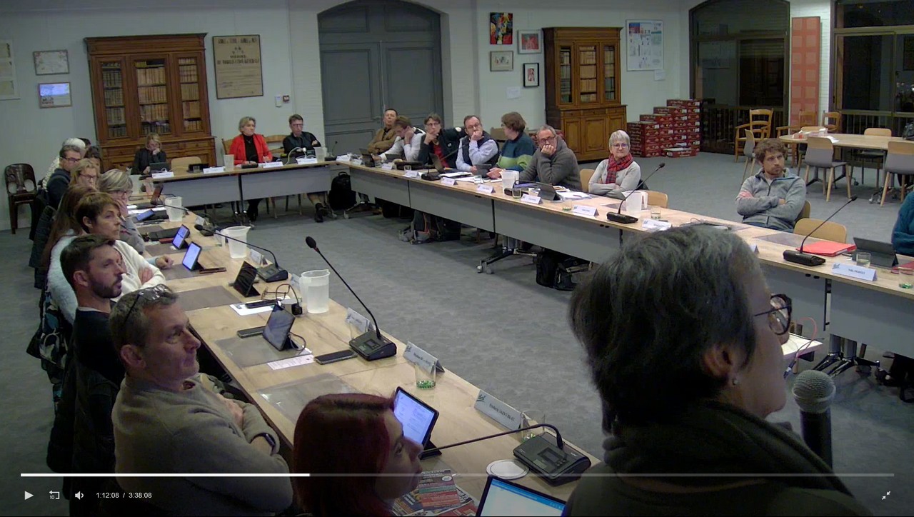 Conseil municipal diffusé en direct 