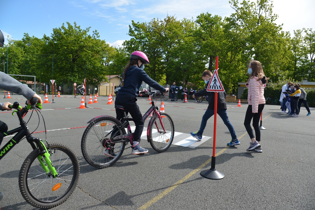 Formation sécurité routière sur piste