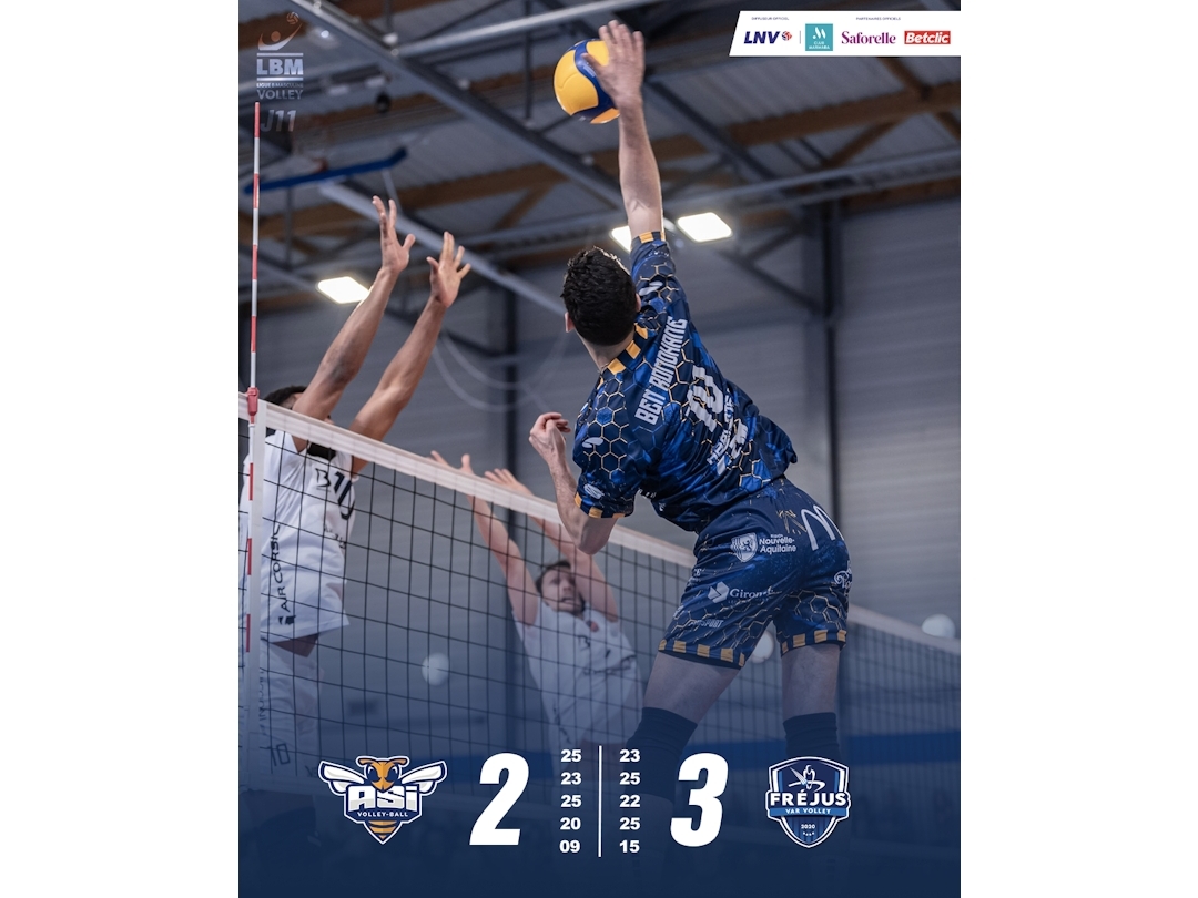 ASI vs Fréjus : Défaite 2/3