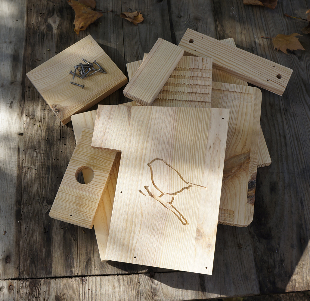 Atelier de montage de nichoirs à mésanges