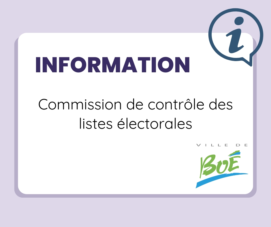 Commission de contrôle des listes électorales