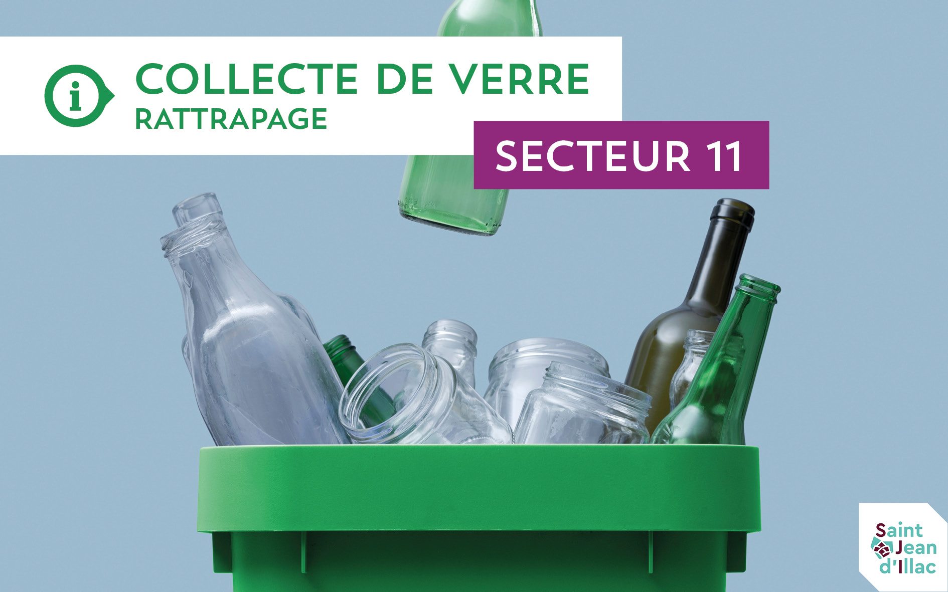 CDC Jalle Eau Bourde - Collecte de verre SECTEUR 11