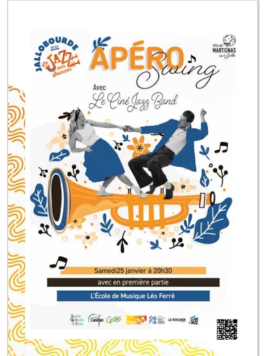 Apéro Swing avec le Ciné Jazz Band - Clôture festival Jallobourde