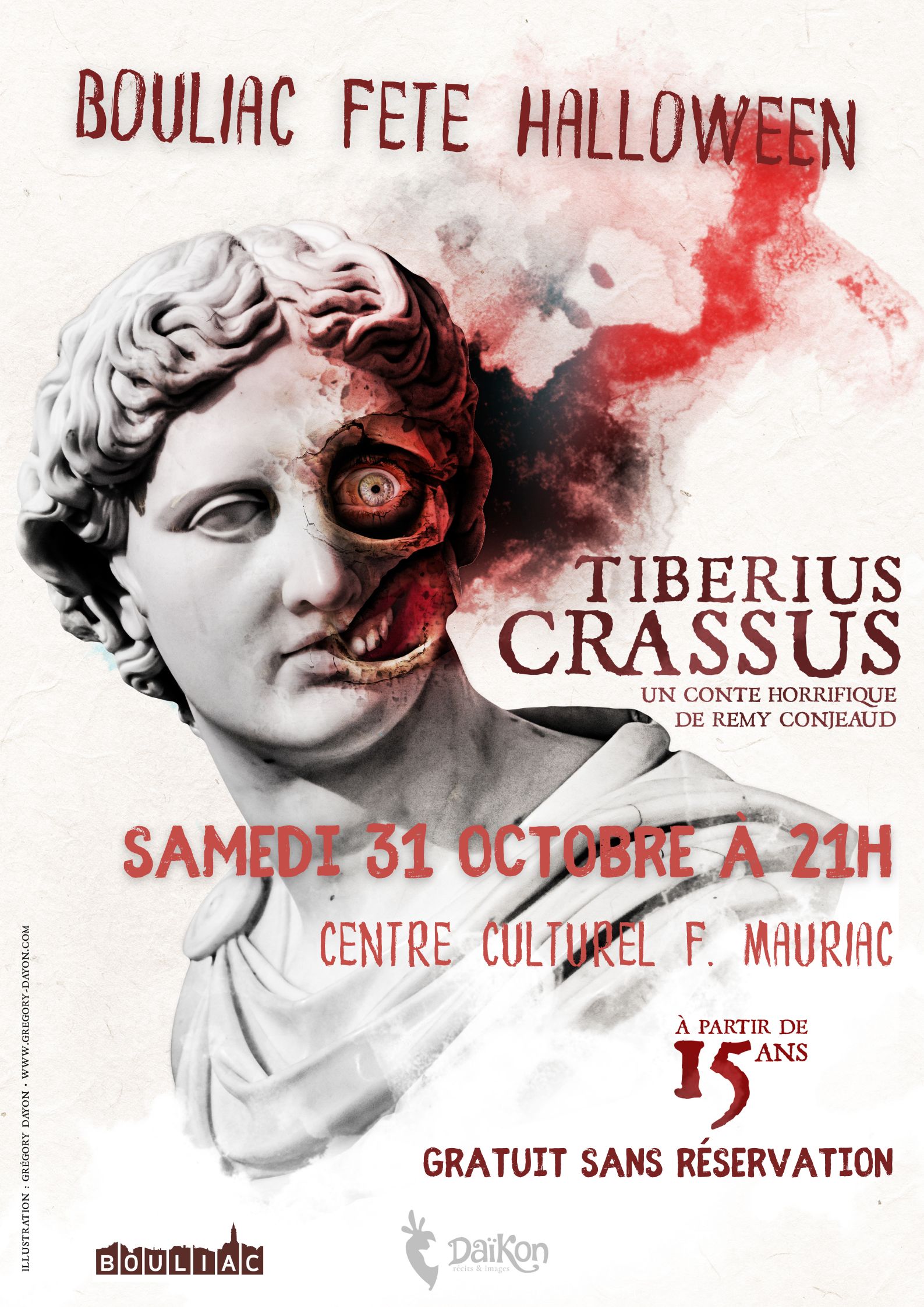 Bouliac fête Halloween - deuxième frisson : Tiberius Crassus