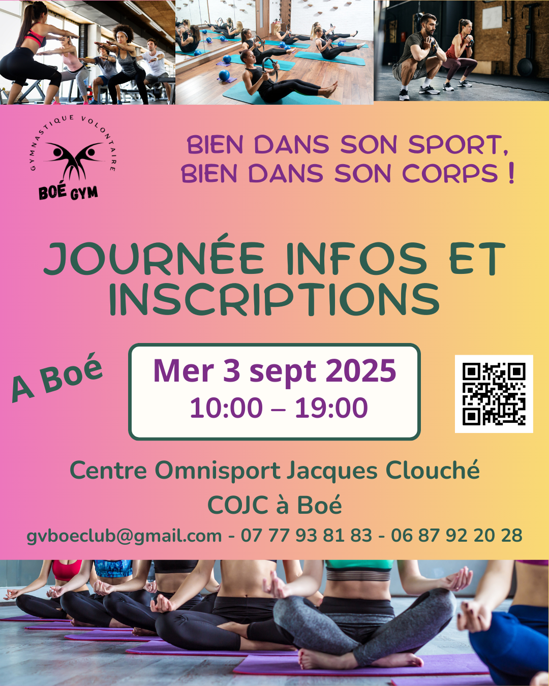 Journée infos et inscriptions