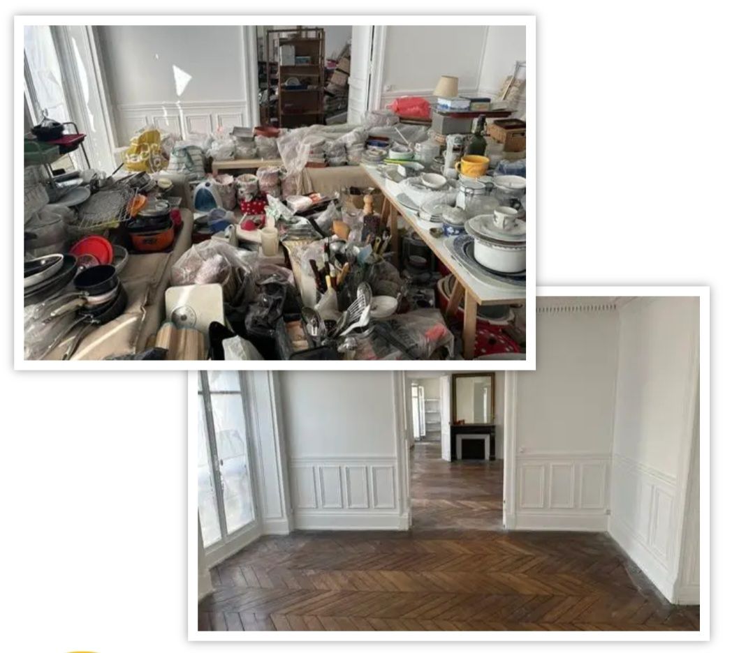 Vide maison, réaménagement intérieur, réorganisation de vos espaces...